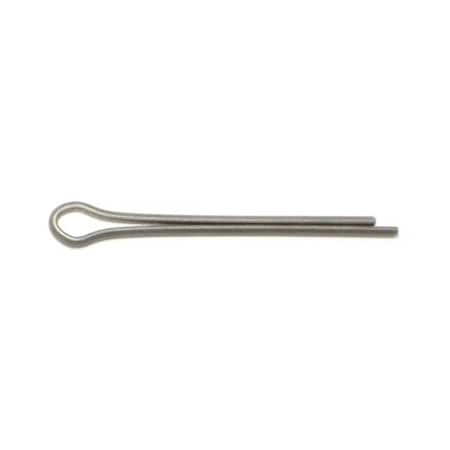 Midwest Fastener  Cotter Pin, 3/32 in Dia, 1-1/4 in L, Stainless Steel 74807